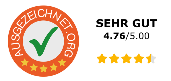 MeinAlarm24 ist ein zuverlässiger Errichter für Sicherheitstechnik mit Top-Bewertungen bei ausgezeichnet.org